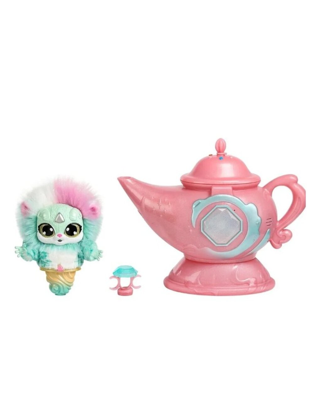 NEW Magic Mixies Genie Lamp Interactive 8" Plush Toy 60+ Sounds Misting Magical